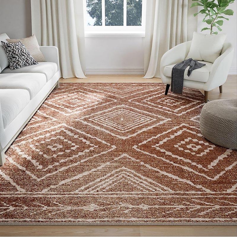 Vintage Moroccan long rug, washable